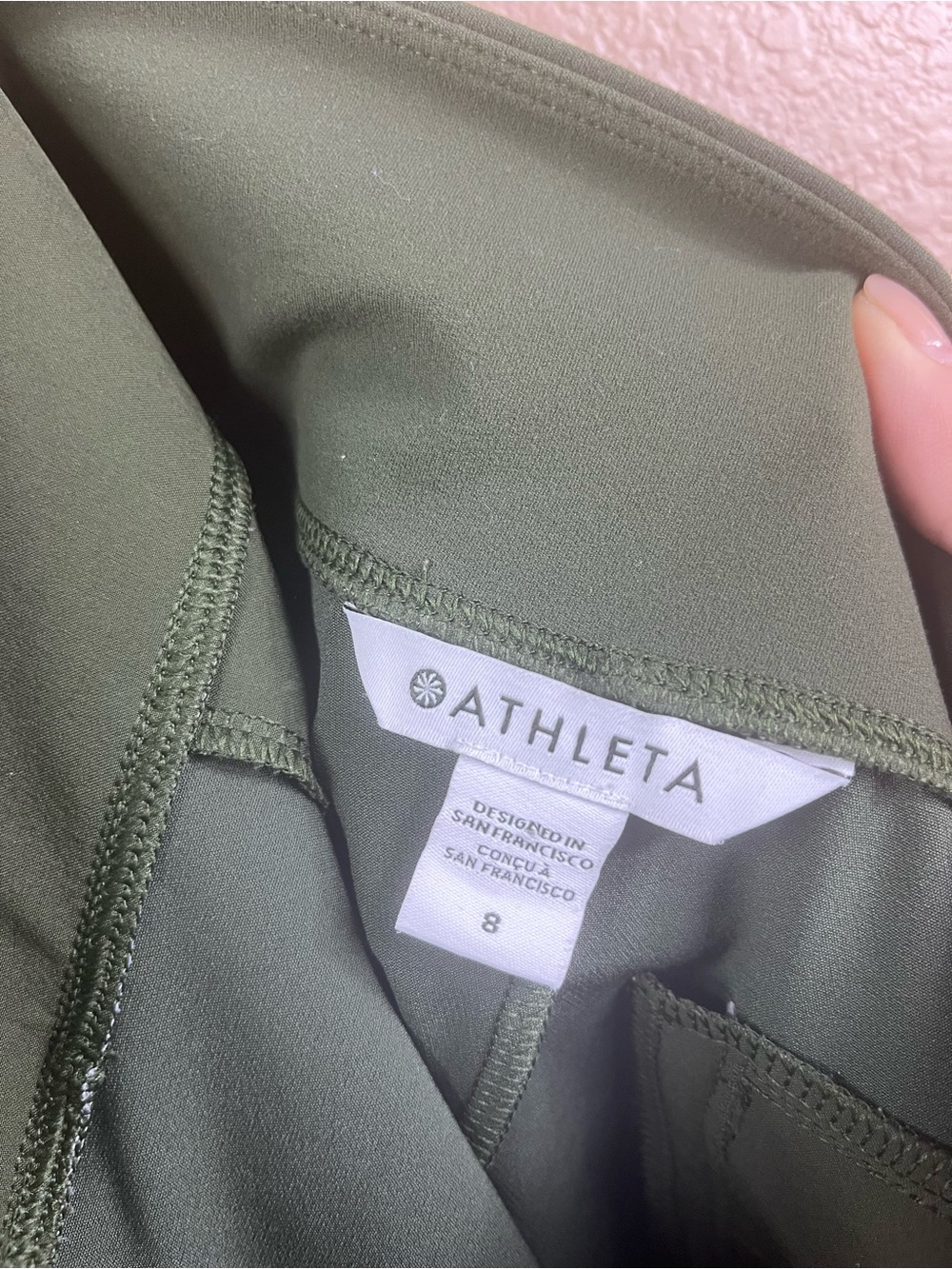 Athleta Endless High Rise tapered pants in dark green - Picture 9 of 9